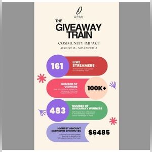 Opan Bins Giveaway Train! Join me Every Tuesday & Thursday!